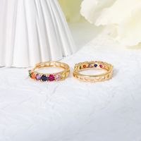 1 Pair Sweet Shiny Round Inlay Copper Pearl Zircon 18K Gold Plated Earrings main image 7