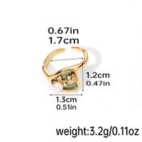 Elegant Classic Style Flower Copper Plating Inlay Freshwater Pearl Zircon 18k Gold Plated Rings main image 2