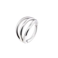 Simple Style Solid Color Stainless Steel Nose Ring In Bulk sku image 1
