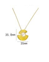 Simple Style Sector Titanium Steel Plating Inlay Pearl Rings Earrings Necklace main image 2