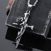 Basic Cross Stainless Steel Polishing Unisex Charms main image 1