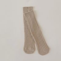Women's Princess Cute Solid Color Cotton Jacquard Crew Socks One Pair sku image 5