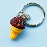 Cute Ice Cream Resin Keychain sku image 1