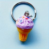 Cute Ice Cream Resin Keychain sku image 3