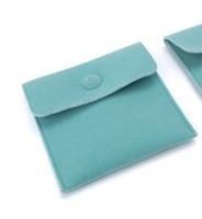 Simple Style Solid Color Flannel Jewelry Packaging Bags sku image 5