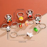 Cute Animal Cartoon Resin Keychain main image 2