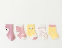 Children Unisex Cute Stripe Cotton Ankle Socks 1 Piece sku image 7