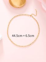 304 Stainless Steel 18K Gold Plated Simple Style Hollow Out Devil's Eye Necklace main image 2