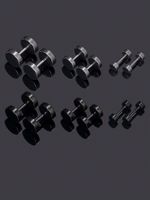 1 Set Casual Simple Style Round Solid Color Stainless Steel Ear Studs main image 7