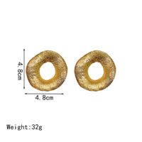 1 Pair Elegant Solid Color Alloy Ear Studs main image 2