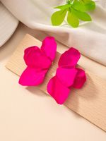 1 Pair Elegant Simple Style Flower Alloy Ear Studs main image 3