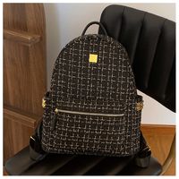 Plaid Casual Daily Shopping Women's Backpack sku image 1
