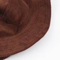 Women's Vintage Style Solid Color Big Eaves Bucket Hat main image 6
