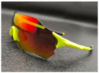 Simple Style Sports Color Block Resin Round Frame Half Frame Sports Sunglasses main image 2