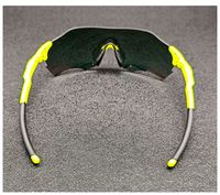 Simple Style Sports Color Block Resin Round Frame Half Frame Sports Sunglasses main image 3