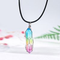 Ig Style Simple Style Geometric Artificial Crystal Women's Pendant Necklace sku image 2