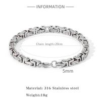 Simple Style Geometric Stainless Steel Plating Women's Bracelets main image 2