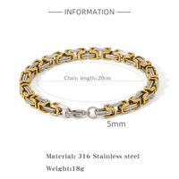 Simple Style Geometric Stainless Steel Plating Women's Bracelets main image 3