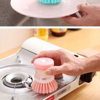 Casual Multicolor Plastic Cleaning Brush 1 Piece main image 4