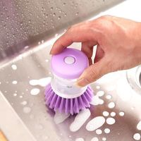 Casual Multicolor Plastic Cleaning Brush 1 Piece main image 2