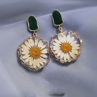 1 Pair Ig Style Sweet Flower Arylic Drop Earrings main image 4