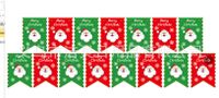 عيد الميلاد شجرة عيد الميلاد ورق حزب، حفلة ملصقات هدايا 24 قطعة sku image 1