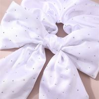 Women's Simple Style Solid Color Cloth Bowknot Hair Tie main image 6