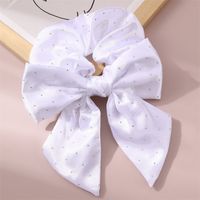 Women's Simple Style Solid Color Cloth Bowknot Hair Tie main image 4