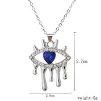 1 Piece 1 Pair Lady Eye Alloy Plating Artificial Gemstones Women's Necklace main image 5