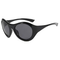 Y2k Solid Color Pc Round Frame Full Frame Women's Sunglasses main image 2