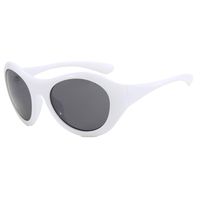 Y2k Solid Color Pc Round Frame Full Frame Women's Sunglasses main image 5