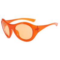 Y2k Solid Color Pc Round Frame Full Frame Women's Sunglasses main image 7