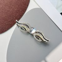 Ins Style Letter Flower Butterfly Imitation Pearl Alloy Plating Inlay Rhinestones Hair Clip sku image 63