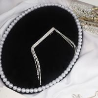 Ins Style Letter Flower Butterfly Imitation Pearl Alloy Plating Inlay Rhinestones Hair Clip sku image 104