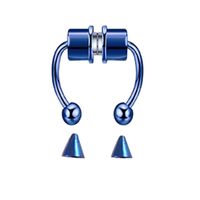 Fashion Geometric Stainless Steel Plating Nose Ring sku image 4