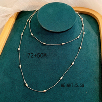 Einfacher Stil Geometrisch Legierung Überzug Frau Doppellagige Halsketten main image 2