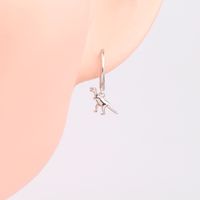 1 Pair Simple Style Solid Color Sterling Silver Drop Earrings main image 6