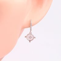 1 Pair Simple Style Star Plating Sterling Silver Gold Plated Drop Earrings main image 6