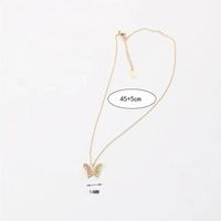 Stainless Steel 18K Gold Plated Simple Style Plating Butterfly main image 2