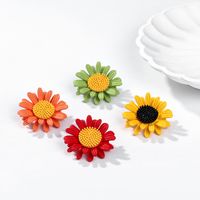 Pastoral Plant Daisy Alloy Women's Corsage Brooches Collar Pin main image 3