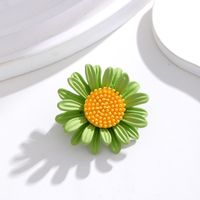 Pastoral Plant Daisy Alloy Women's Corsage Brooches Collar Pin main image 5
