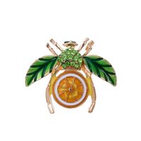 Cartoon Style Animal Fruit Bee Alloy Unisex Corsage Brooches Collar Pin sku image 4