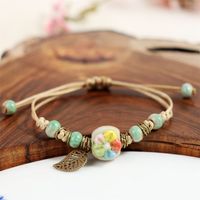 Wholesale Jewelry Elegant Pastoral Flower Ceramics Bracelets sku image 29