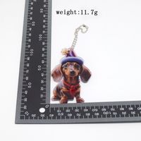 Casual Cute Dog Arylic Bag Pendant Keychain main image 6