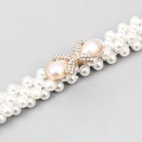 Elegant Simple Style Geometric Artificial Pearl Beaded Women's Chain Belts main image 7