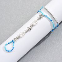 Simple Style Starfish Resin Beaded Women's Anklet main image 6