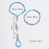 Simple Style Starfish Resin Beaded Women's Anklet main image 8