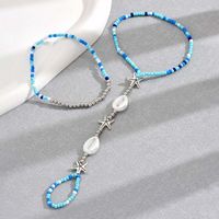 Simple Style Starfish Resin Beaded Women's Anklet main image 5