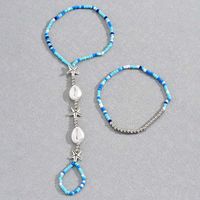 Simple Style Starfish Resin Beaded Women's Anklet main image 4