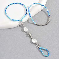 Simple Style Starfish Resin Beaded Women's Anklet main image 3